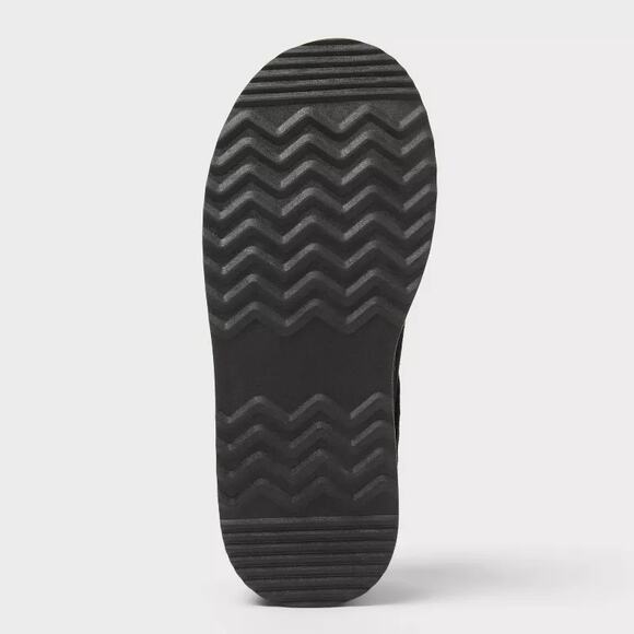 Women's Kaya Genuine Suede Clog Slippers Auden Black Size 9 - Picture 3 of 3